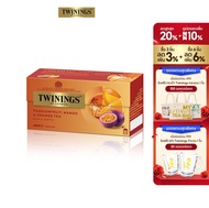 ทไวนิงส์ ชาแต่งกลิ่นแพชชั่นฟรุ้ต มะม่วงและส้ม ชนิดซอง 2 กรัม แพ็ค 25 ซอง Twinings Passion Fruit Mango&amp;Orange Flavoured Tea 2 g. Pack 25 Tea Bags