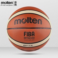 Molten GF7X Basketball Genuine Leather Indoor Competition Ball Size 7 FIBA Approved Sports Entertain