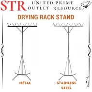 Standing Bamboo Pole Holder, bamboo pole hook, bamboo pole stand, Clothes Laundry Metal Drying Rack 