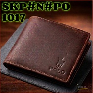 DOMPET PENDEK LELAKI KULIT LEMBU SHORT WALLET COW LEATHER DOMPET KULIT LEMBU BEG DUIT LELAKI KULIT R