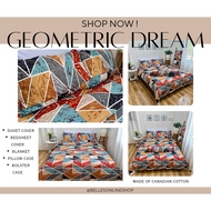 GEOMETRIC DREAM | DUVET | BEDSHEET | BLANKET | PILLOW | BOLSTER