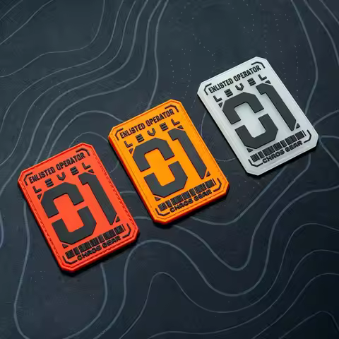 Enlisted Operator 01 PVC Luminous Patch for Clothing Vest Backpack DIY Decoration Tactical Badge