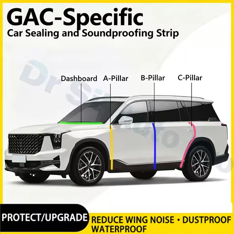 For GAC Trumpchi Empow GA4 GA6 GA8 GS4 GS5 GS8 ES9 S7 M6 M8 E9 E8 ES9 GS3 Emkoo Car Soundproof Dustp