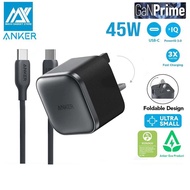 Anker B2692  Nano 30W/45W High-Speed USB C Charger with Foldable Plug, PIQ 3.0 and PPS Fast Charging