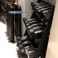 全新健身室專業包膠啞鈴15KG x 2