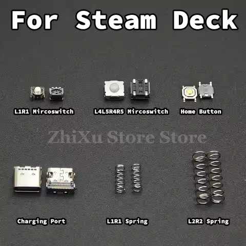 Replacement L1 R1 MicroSwitch Button L4 L5 Buttons Power Micro Switch Button L1R1 L2R2 Spring For St