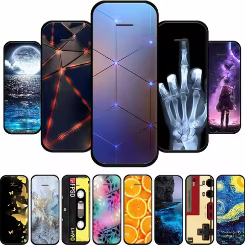 For Nokia 215 4G 2020 Case 2.4" Coque Popular Black Silicone TPU Soft Back Cover For Nokia 215 4G Ph
