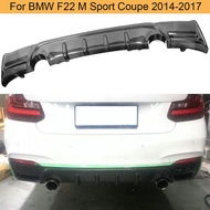 Carbon Fiber Rear Bumper Diffuser For BMW 2 Series F22 M Sport Coupe Convertible 14-17 Car Rear Diff