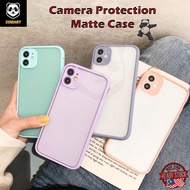 Phone Casing Vivo Y11, Y17, Y20, Y20s Silicone Camera Protection Transparent Case Matte Hard Cover