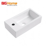 Chậu rửa mặt lavabo nhỏ chậu y tế chật hẹp đặt bàn hoăc treo nhập khẩu