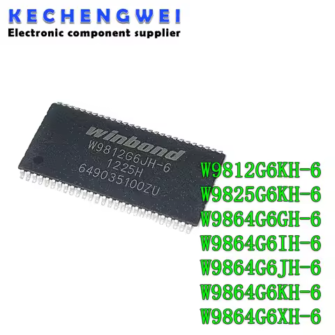 5pcs W9864G6KH-6 W9812G6KH-6 W9825G6KH-6 W9864G6IH-6 W9864G6JH-6 W9864G6KH-6 W9864G6XH-6 New and Ori