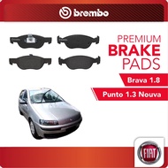 BREMBO Front Pads (1 set) - Compatible with Fiat Punto 1.3 Nouva, Fiat Brava 1.8