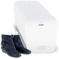 MIMILU 10 Pieces (5 Pairs) Clear 8" Boot Shaper Form Inserts for Women And Men. Stand Up Shape Holde