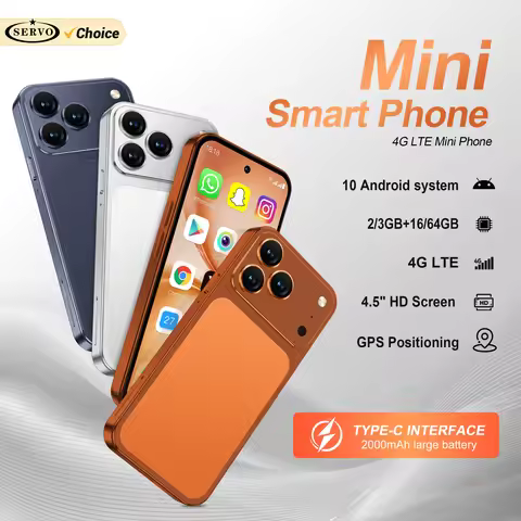 SERVO S45 PRO 4G LTE Mini Smartphone 4.5" Screen Android10.0 OS 3GB+64GB WiFi Hotspot 2MP Camera 2 S