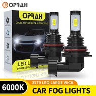 Oprah 2pcs Car LED Fog Light H11 LED Bulb HB3 HB4 Car Fog Light H1 H3 H4 H7 9005 9006 880 Fog Light 