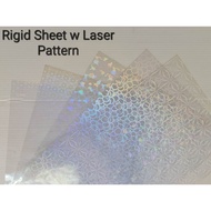 Rigid Sheet A4 with LASER PATTERN Cover Sheet Colour Sheet Kertas Rigid 10s