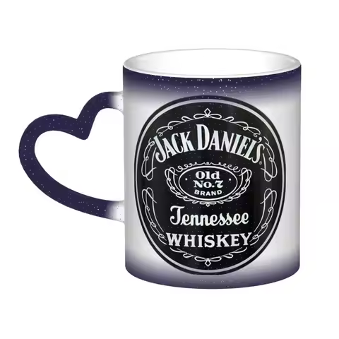 J-JACK DANIELS Whiskey Brand Mug Funny Ceramic Coffee Cups Tea Mugs Milk Cup Drinkware Gifts for Fri