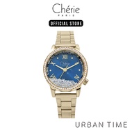 Cherie Paris Liza Gold Stainless Steel Bracelet Analog Watch CHR-2221-IPG