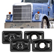 Car 4x6 Inch LED H4 Headlights Hi-Lo Beam led Work Lamp for Jeep Cherokee XJ H4651 H4652 H4656 H4666