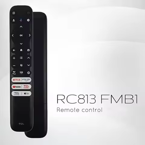 RC813 FMB1 remote control compatible with TCL TV 55Q750G 43Q750G 65QM850G 55R646 75S546 parts (NO vo