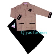 Girl Scout alert shirt + long skirt set (non-set) elementary school uniform for grades 1-6 elementar