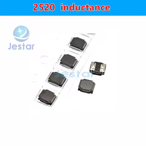 50pcs 1008 SMD Magnetic shield Power inductance 2520 2.2uH 2.7uH 3.3uH 4.7uH 6.8uH 8.2uH 10uH 15uH 2