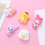 Cute Sanrio Kuromi Jibits for slippers Charm My Melody Shoe Charms Pin Cinnamoroll Jibbits slippersk