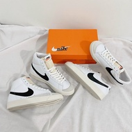 [Best Quality] Blazer 77 Vintage White Black Sneakers With Low Tube For Men And Women full box bill