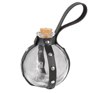 2PCS Medieval Knigt Crok Potion Bottle Witch And Wazard Dark Cork Potion Bottle With Decorative Clea
