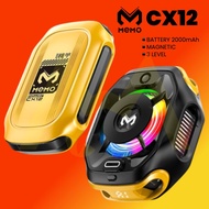 Phone Cooler MEMO CX12 Gaming Mute Dissipate Fan Cooling Radiator Magnetic/Back Clip 2 in 1 RGB Ligh