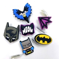 SET OF 6 CHARM BATMAN Set of 6 genuine charms to attach Crocs and Jibbitz sandals to Crocs sandals S