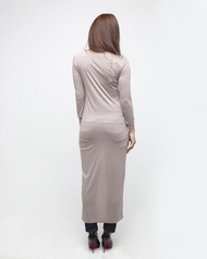 Miyoshi Josei Dress Printing MJ17DR021BROWN