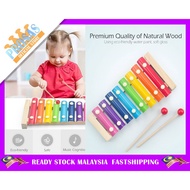 Ready Stock Kids Wooden Piano Xylophone