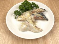 【冷凍魚類】白味噌鮭魚下巴/約350g~味噌醃製好的鮭魚下巴，肉質鮮嫩，煮湯清蒸燒烤都適合