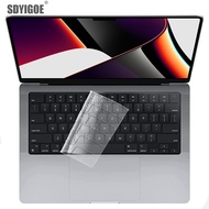 For Macbook pro14 M1 keyboard cover A2442 Macbook pro16 M1 2021 A2485 TPU Transparent keyboard film For macbook pro 14 case