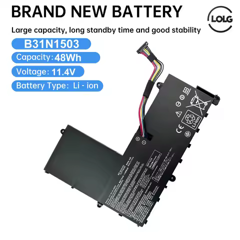 B31N1503 Laptop Battery 11.4V 48Wh 4110mAh For ASUS EeeBook R206SA E202SA-FD0012T E202SA-1E E202SA-7