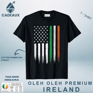 IRLANDIA 19-Piece SOUVENIR T-Shirt ASEAN COUNTRYTAG IRELAND Cotton Combed 24s SOUVENIR PREMIUM GIFT