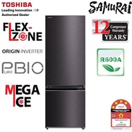 TOSHIBA 2 DOOR ORIGIN INVERTER REFRIGERATOR 380L GRRB410WEPMY(37)