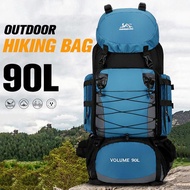 [Taiwan Shipment] 90L Large Capacity Backpack Men Women Travel Backpack Travel Luggage Bag Outdoor B