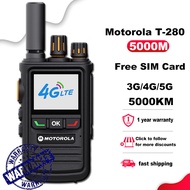 Motorola Walkie Talkie MT280 4G/5G IP54 Waterproof Android Network intercom 5000KM TYPE-C Lifetime