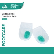 OPPO Silicone Heel Cushions 5451 Gel Heel Cup Inserts Pad Washable Plantar Fasciitis Bone Spur Pain 