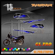 Transparent Striping GL PRO FTHP04 Sticker Variations Sticker list body motorbike GL PRO Code FTHP04