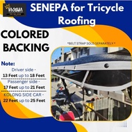 Sanepa Tricycle Roofing 7cm lapad (6 Feet or 15 Feet) Colored Backing