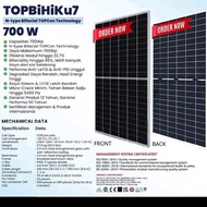 TERBARU Canadian Solar Bifacial 700 Wp Depan Belakang-Garden25 shop