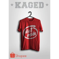 MERAH Intel Inside Red T-Shirt/Red Intel Inside T-Shirt Idiot Inside T-Shirt Plesetan T-Shirt