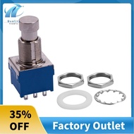 Guitar Effects 3PDT 9-Pin Latching Stomp Pedal Footswitch Foot Switch Blue