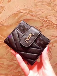 紫鑽🌟誠信商家🌟💜全新ysl  SAINT LAURENT YSL 銀包 卡包 送禮