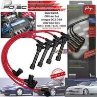 PROTEC Plug Cable Honda Civic SR4 SR3 EG EK DC2 B16A B18C CRV S10 B20B (Made In USA)Ignition Cable W
