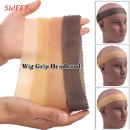 SWEET Non Slip Wig Grip Headband Transparent Silicone Wig Band Adjustable Elastic Band For Wigs Head