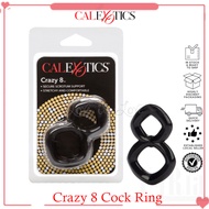 CalExotics Crazy 8 Cock Ring Black